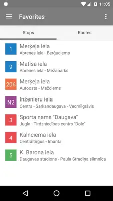 Riga Transport android App screenshot 16