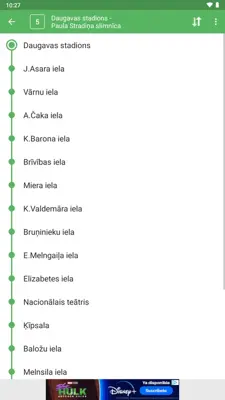 Riga Transport android App screenshot 4